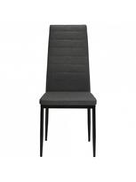 kedes 6 valgomojo - Valgomojo kėdė VLX Dining Chairs 275379, tamsiai pilka, 6 vnt. - 4 nuotrauka