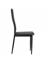 kedes 6 valgomojo - Valgomojo kėdė VLX Dining Chairs 275379, tamsiai pilka, 6 vnt. - 5 nuotrauka