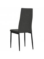 kedes 6 valgomojo - Valgomojo kėdė VLX Dining Chairs 275379, tamsiai pilka, 6 vnt. - 6 nuotrauka