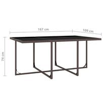 Sodo baldų komplektas VLX 11 Piece Outdoor Dining Set with Cushions 42548