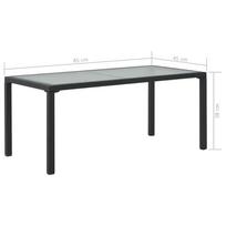Sodo baldų komplektas VLX 3 Piece Garden Lounge Set with Cushions 44720