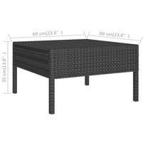 Sodo baldų komplektas VLX 3 Piece Garden Lounge Set with Cushions 310187