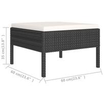 Sodo baldų komplektas VLX 2 Piece Garden Lounge Set with Cushions 310206
