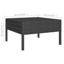 Sodo baldų komplektas VLX 3 Piece Garden Lounge Set with Cushions 310186