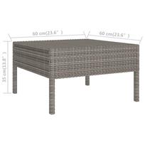 Sodo baldų komplektas VLX 3 Piece Garden Lounge Set with Cushions 310188