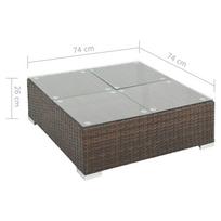 Sodo baldų komplektas VLX Garden Lounge Set w/ Cushions 44597
