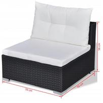 Sodo baldų komplektas VLX 10 Piece Garden Lounge Set 41878