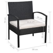 Sodo baldų komplektas VLX 5 Piece Garden Lounge Set 44185