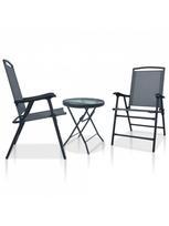3 daliu lauko baldai - Sodo baldų komplektas VLX 3 Piece Bistro Set 3054571 - 1 nuotrauka