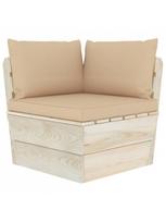 lauko dviviete sofa - Sodo sofa VLX 3063387, ruda/smėlio - 4 nuotrauka