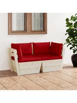 lauko kedes ruda - Sodo sofa VLX 3063390, ruda - 2 nuotrauka