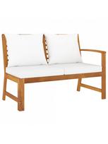 lauko baldai - Lauko baldų komplektas VLX 5 Piece Garden Lounge Set 3057770, kreminės spalvos, 6 vietų - 2 nuotrauka