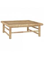 lauko baldai 4 - Lauko baldų komplektas VLX Garden Lounge Set Bamboo, pilkas/rudas, 4-5 vietų - 7 nuotrauka