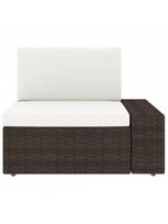 lauko baldai 4 - Lauko baldų komplektas VLX Garden Furniture Set 3054593, kreminės spalvos/rudas, 4 vietų - 7 nuotrauka
