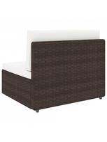 lauko baldai 4 - Lauko baldų komplektas VLX Garden Furniture Set 3054593, kreminės spalvos/rudas, 4 vietų - 8 nuotrauka
