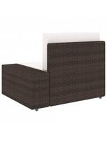 lauko baldai 4 - Lauko baldų komplektas VLX Garden Furniture Set 3054593, kreminės spalvos/rudas, 4 vietų - 10 nuotrauka
