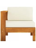 lauko baldai - Lauko baldų komplektas VLX Lounge Set 5 Piece, kreminės spalvos/rudas, 4 vietų - 7 nuotrauka