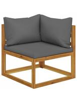 lauko baldu komplektas 6 vietu - Lauko baldų komplektas VLX 6 Piece Garden Lounge Set 3057612, pilkas, 5 vietų - 2 nuotrauka