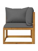 lauko baldu komplektas 6 vietu - Lauko baldų komplektas VLX 6 Piece Garden Lounge Set 3057612, pilkas, 5 vietų - 5 nuotrauka
