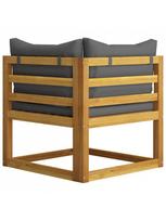 lauko baldu komplektas 6 vietu - Lauko baldų komplektas VLX 6 Piece Garden Lounge Set 3057612, pilkas, 5 vietų - 7 nuotrauka