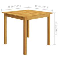 Lauko baldų komplektas VLX Garden Dining Set 3067744, pilkas/rudas, 2 vietų