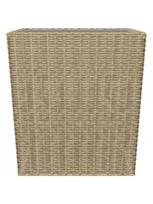lauko baldu 2 vietu - Lauko baldų komplektas VLX Bistro Set Poly Rattan, kreminės spalvos, 2 vietų - 8 nuotrauka