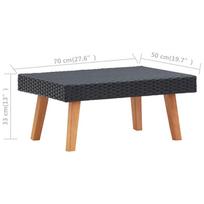 Lauko baldų komplektas VLX 3 Piece Garden Lounge Set with Cushions 310218