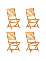 lauko baldai sulankstomi - Lauko baldų komplektas VLX 5 Piece Folding Garden Dining Set 3060193 - 2 nuotrauka