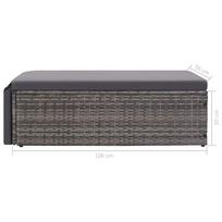 Lauko baldų komplektas VLX 2 Piece Garden Lounge Set 44422