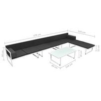 Lauko baldų komplektas VLX 5 Piece Garden Lounge Set 42814
