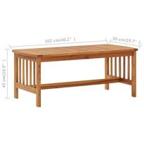Lauko baldų komplektas VLX Lounge Set 310263, rudas, 2 vietų