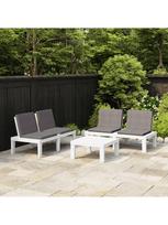 3 daliu lauko baldai - Lauko baldų komplektas VLX 3 Piece Garden Lounge Set 3059827 - 4 nuotrauka