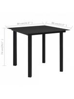 ratano baldai - Lauko baldų komplektas VLX 5 Piece Outdoor Dining Set 3058282 - 10 nuotrauka