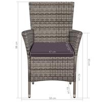 Lauko baldų komplektas VLX Outdoor Dining Set 44071
