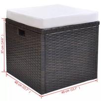 Lauko baldų komplektas VLX Outdoor Dining Set 42644