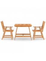 3 daliu lauko baldai - Lauko baldų komplektas VLX 3057842 - 3 nuotrauka