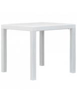 komplektas valgomojo baltas - Lauko baldų komplektas VLX 276108 - 8 nuotrauka