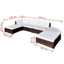 Lauko baldų komplektas VLX 41272