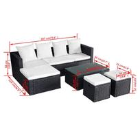 Lauko baldų komplektas VLX 42586