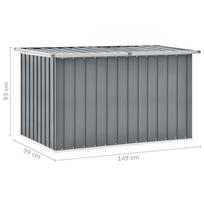 Sodo daiktadėžė VLX Garden Storage Box 46266, 1371 l, 990 mm x 1490 mm x 930 mm