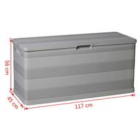 Sodo daiktadėžė VLX Garden Storage Box 43709, 280 l, 450 mm x 1170 mm x 560 mm