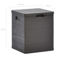 Sodo daiktadėžė VLX Garden Storage Box 45685, 90 l, 425 mm x 440 mm x 500 mm