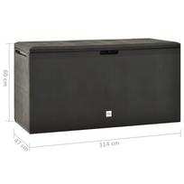 Sodo daiktadėžė VLX Garden Storage Box 49446, 290 l, 470 mm x 1140 mm x 600 mm
