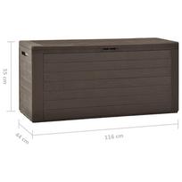 Sodo daiktadėžė VLX Garden Storage Box 49443, 290 l, 440 mm x 1160 mm x 550 mm