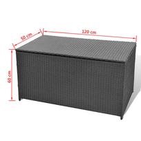 Sodo daiktadėžė VLX Garden Storage Box 42498, 300 l, 500 mm x 1200 mm x 600 mm