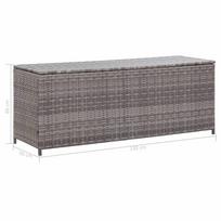 Sodo daiktadėžė VLX Garden Storage Box 46462, 450 l, 500 mm x 1500 mm x 600 mm