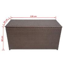 Sodo daiktadėžė VLX Garden Storage Box 42499, 300 l, 500 mm x 1200 mm x 600 mm