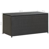 Sodo daiktadėžė VLX Garden Storage Box 46471, 500 mm x 1000 mm x 500 mm