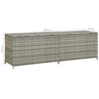 Sodo daiktadėžė VLX Garden Storage Box 46476, 500 mm x 2000 mm x 600 mm