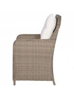lauko baldu 9 vietu - Lauko baldų komplektas VLX Garden Dining Set 3057801, kreminės spalvos/rudas, 8 vietų - 9 nuotrauka